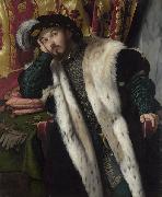 MORETTO da Brescia Portrait of Count Fortunato Martinengo Cesaresco oil painting